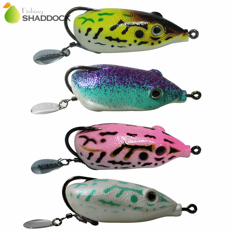 4pcs Rubber Soft Frog Fishing  - مراجعة Fishing Hook Assortment وسعره