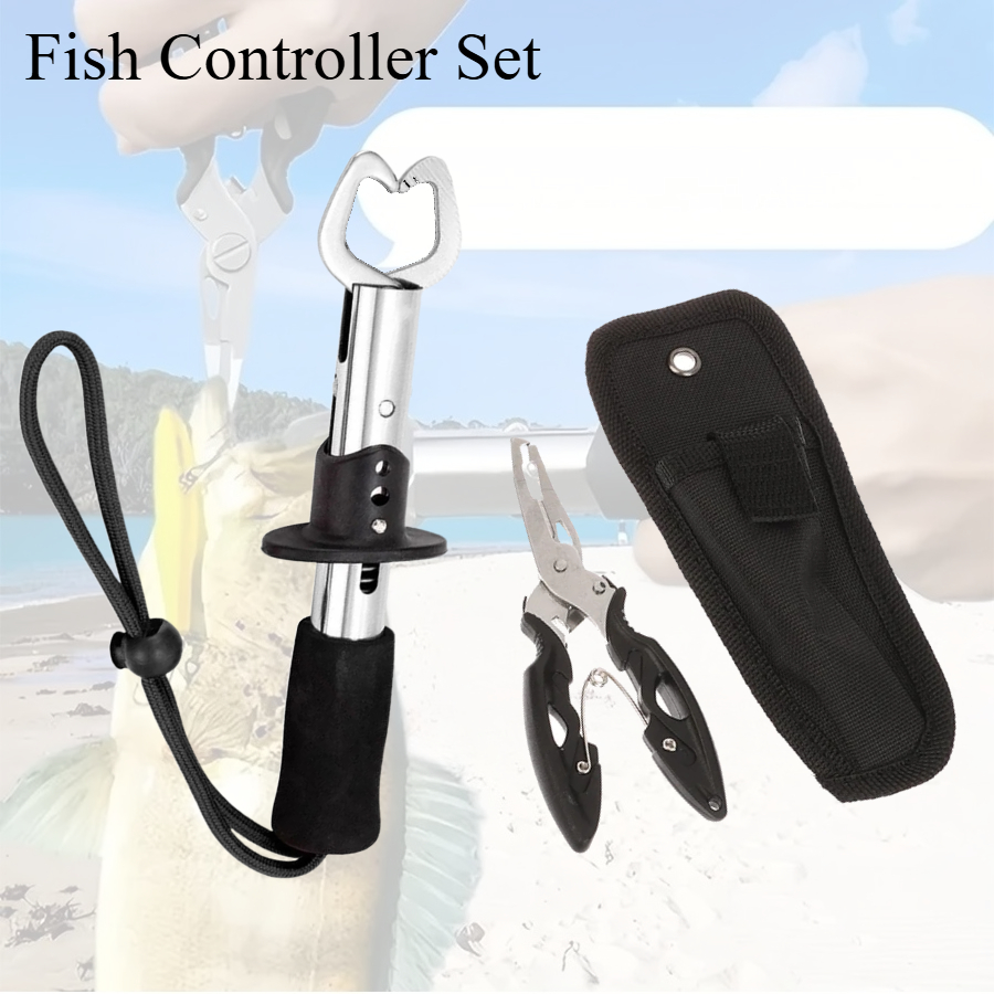 2pcs Fish Controller Set Inclu - مراجعة Fishing Hook Sharpener وسعره