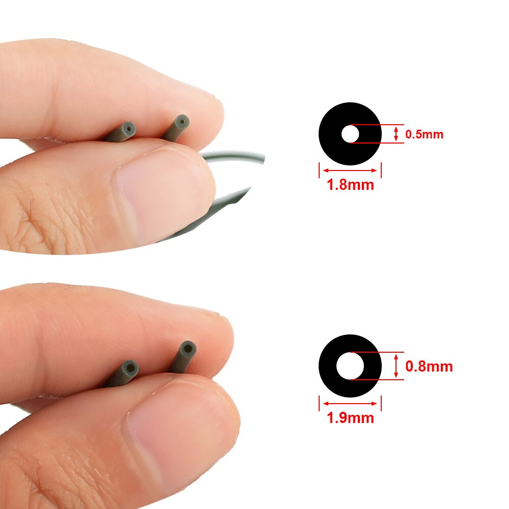Carp Fishing Silicone Tube For - مراجعة Fishing Hook Size وسعره