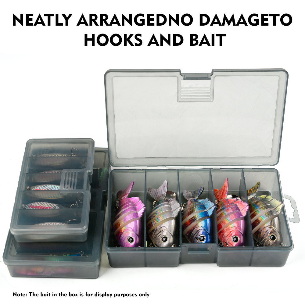 PROBEROS Fishing Tackle Box La - مراجعة Fishing Hook Size وسعره