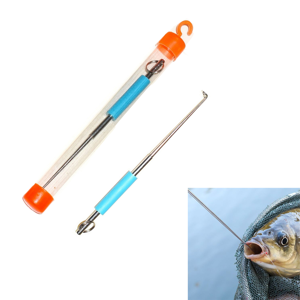1pcs Easy Fish Hook Remover St - مراجعة Fishing Hook Sharpener وسعره