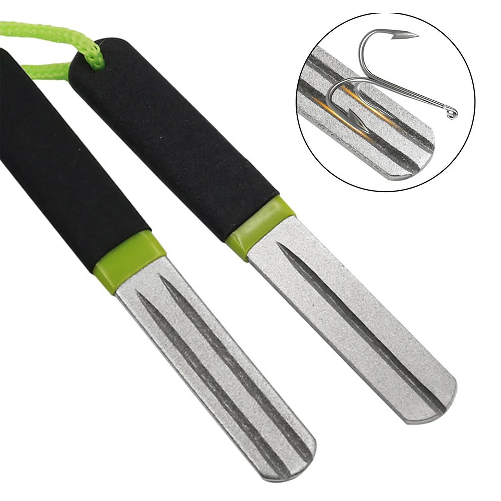 Double Side Hook Hone Fishing  - مراجعة Fishing Hook Sharpener وسعره
