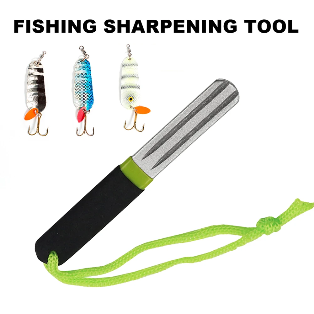 Double Side Hook Hone Fishing  - مراجعة Fishing Hook Sharpener وسعره