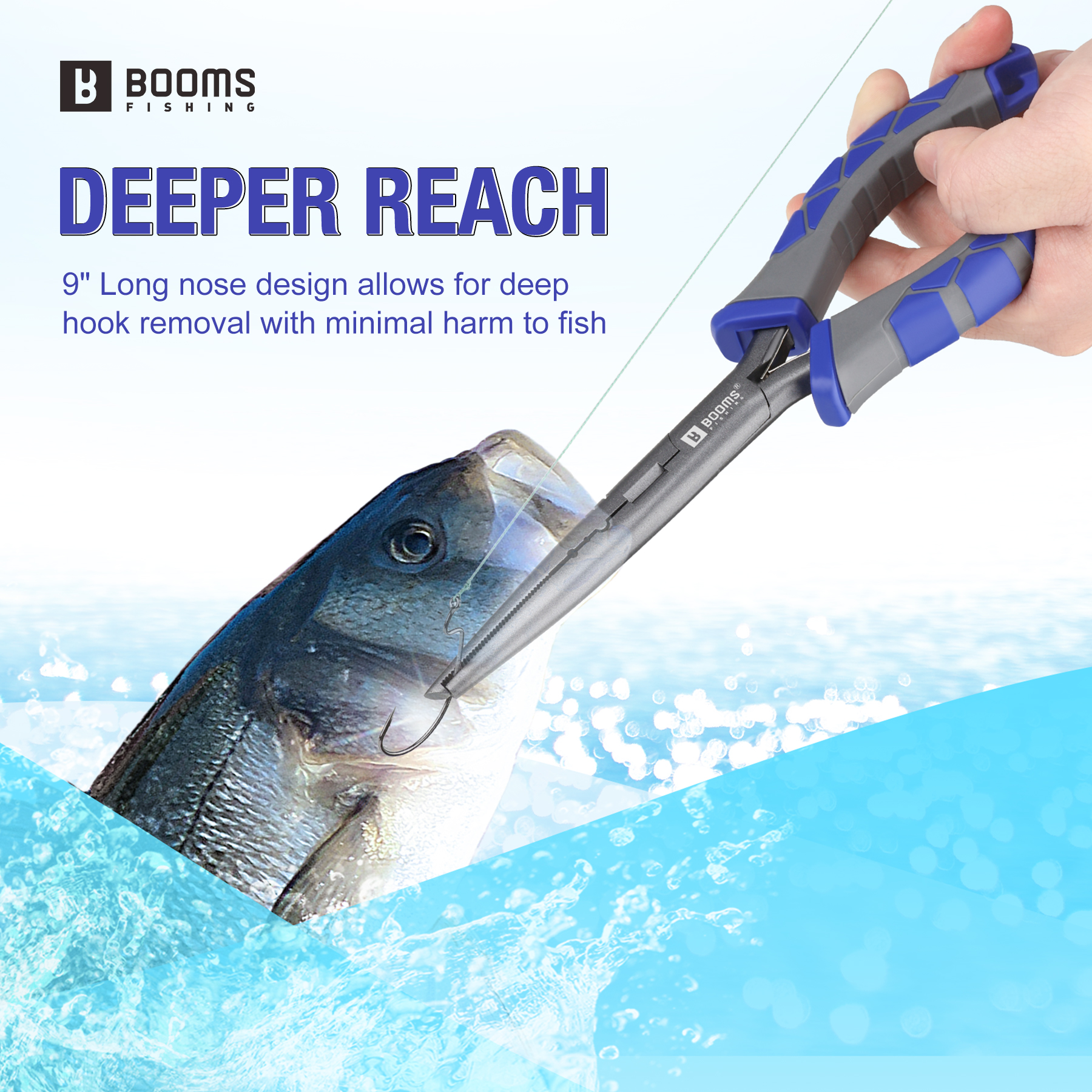 Booms Fishing XW10 23cm Long N - مراجعة Fishing Hook Sharpener وسعره