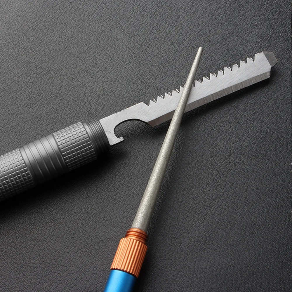 Outdoor Matte Mini EDC Knife S - مراجعة Fishing Hook Sharpener وسعره