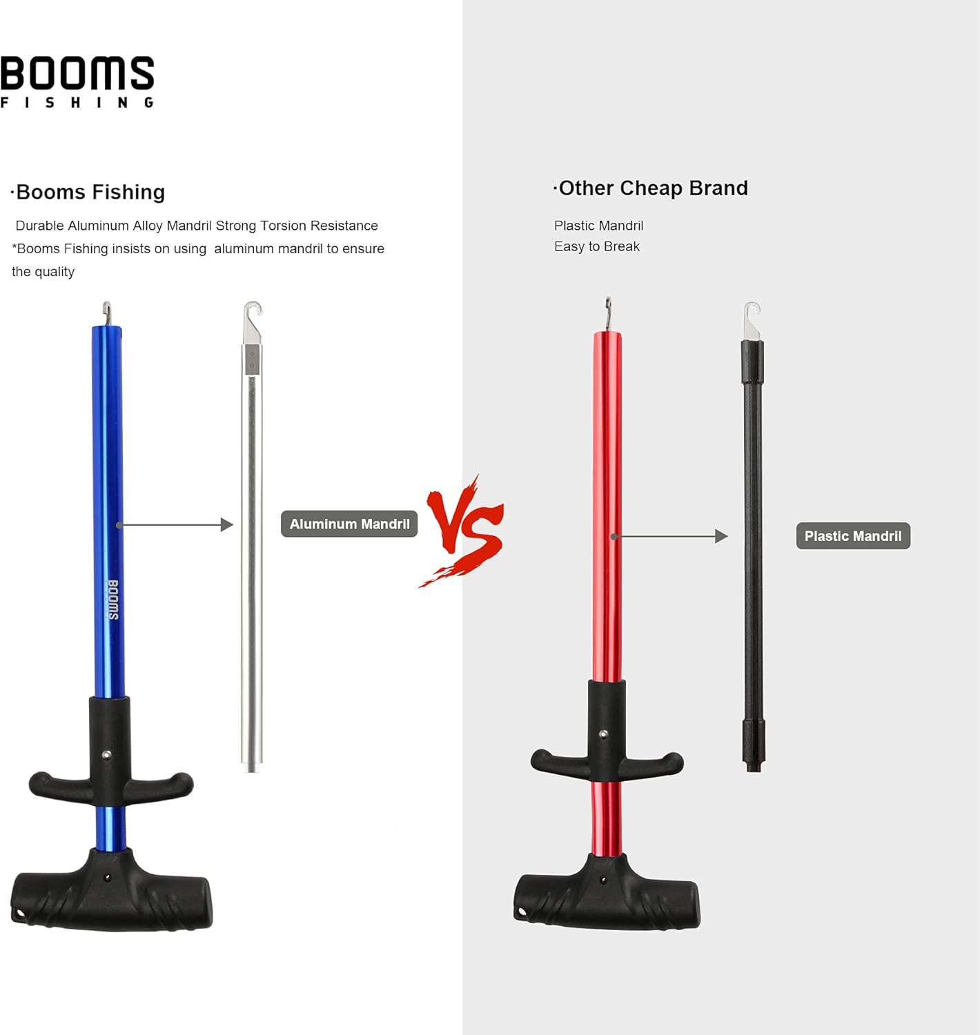 Booms Fishing R02 Aluminum Tub - مراجعة Fishing Hook Remover وسعره