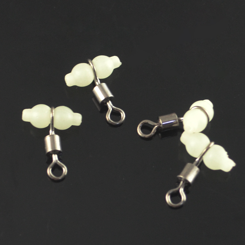 MNFT 100Pcs Luminous 3 Way Dur - مراجعة Fishing Hook Size وسعره