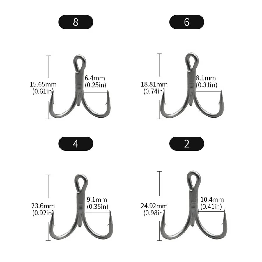 Fishing Treble Hooks High Carb - مراجعة Fishing Hook Offset وسعره