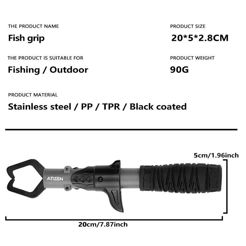 Fishing Tongs Hook Remover Sta - مراجعة Fishing Hook Sharpener وسعره