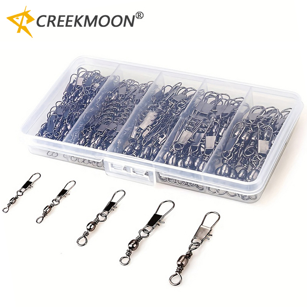 100Pcs/Lot 4#6#8#10#12# Swivel - مراجعة Fishing Hook Stainless Steel وسعره