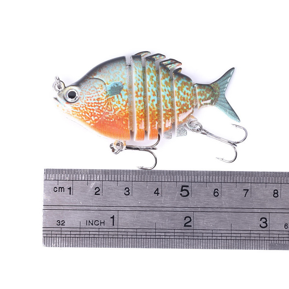 63mm 9.3g Lifelike Tilapia Swi - مراجعة Fishing Hook Treble وسعره