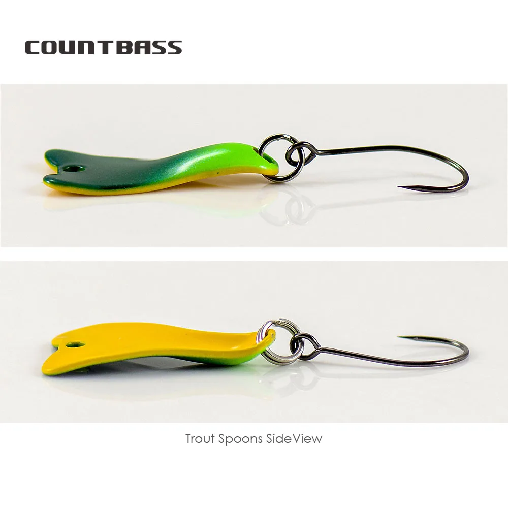 COUNTBASS 5/64oz 2g Casting Sp - مراجعة Fishing Hook Barbless وسعره