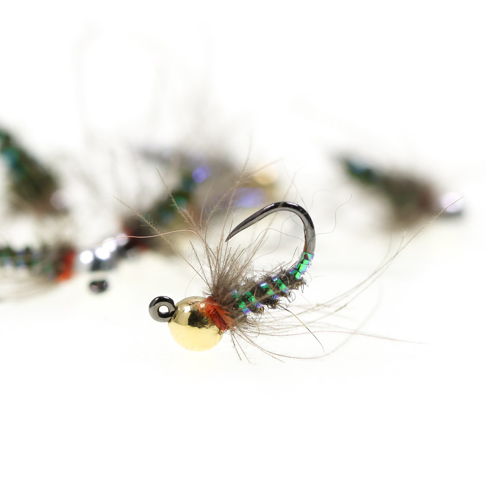 4pcs #16 Tungsten Beadhead CDC - مراجعة Fishing Hook Barbless وسعره