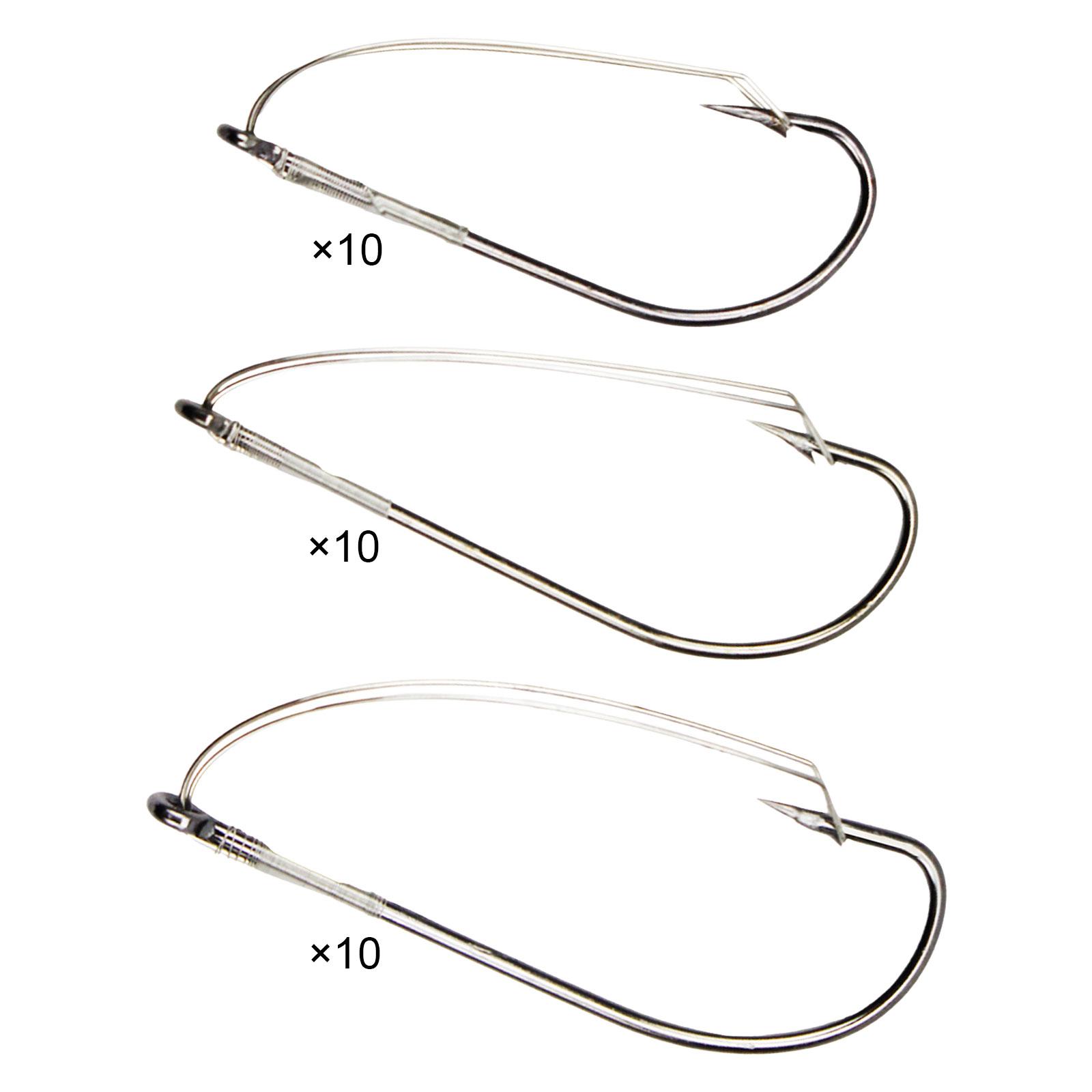 Wide Gap Weedless Fishing Hook - مراجعة Fishing Hook Weedless وسعره
