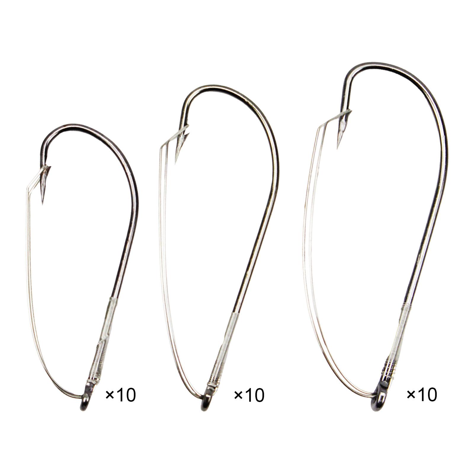 Wide Gap Weedless Fishing Hook - مراجعة Fishing Hook Weedless وسعره