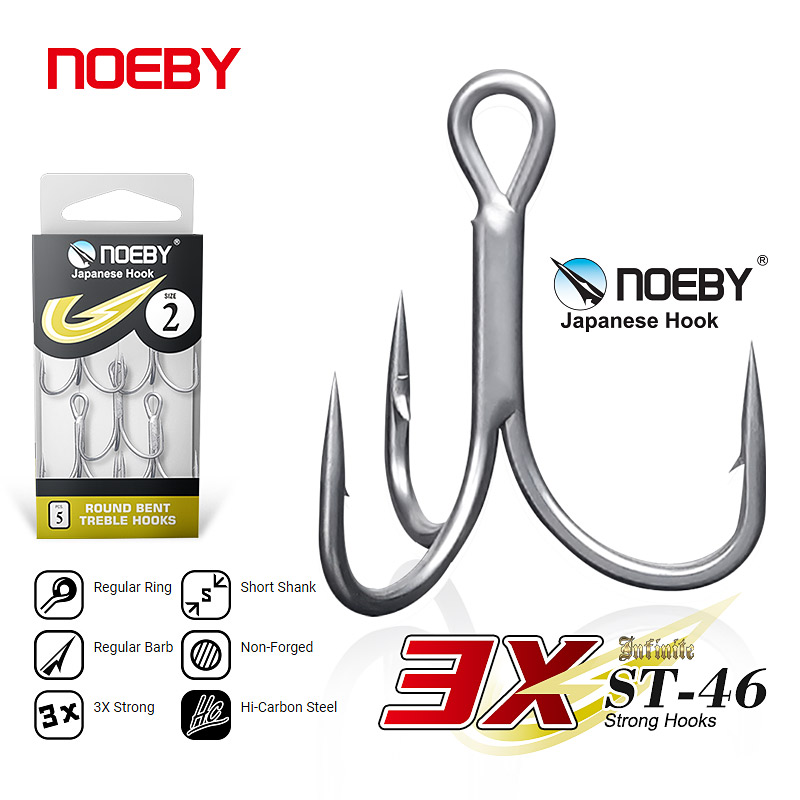 Noeby High Carbon Steel Fishin - مراجعة Fishing Hook Barbless وسعره
