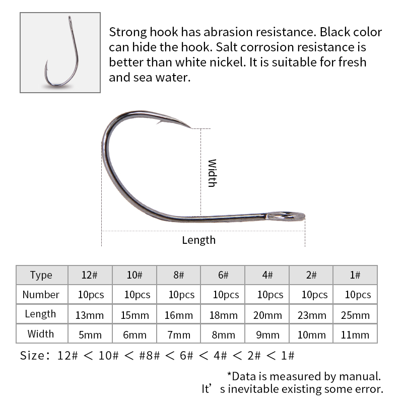 20pcs High Carbon Steel High-c - مراجعة Fishing Hook Weedless وسعره