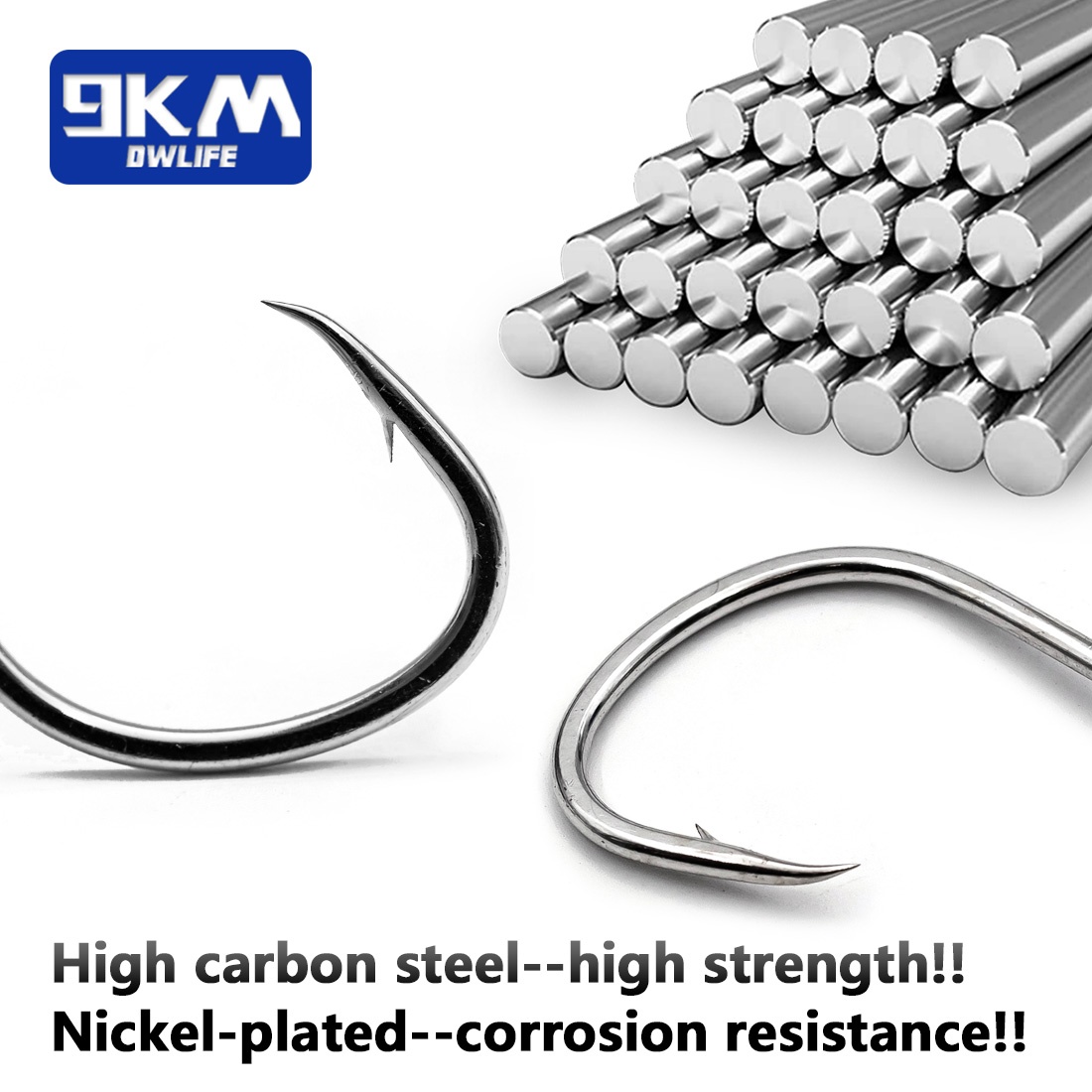 9KM Fishing Hooks Saltwater Li - مراجعة Fishing Hook Circle وسعره
