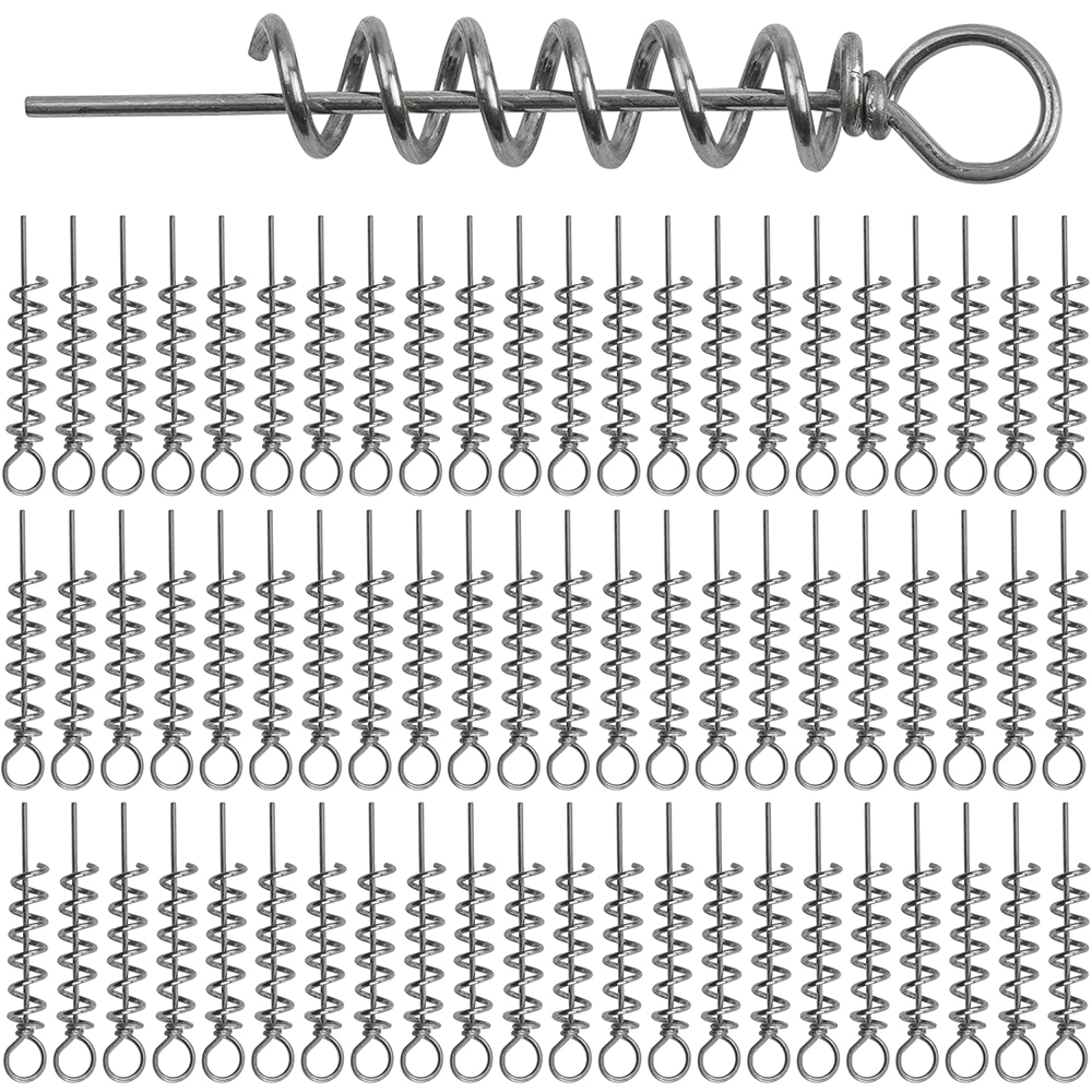 50Pcs Spring Twist Lock Fishin - مراجعة Fishing Hook Box وسعره