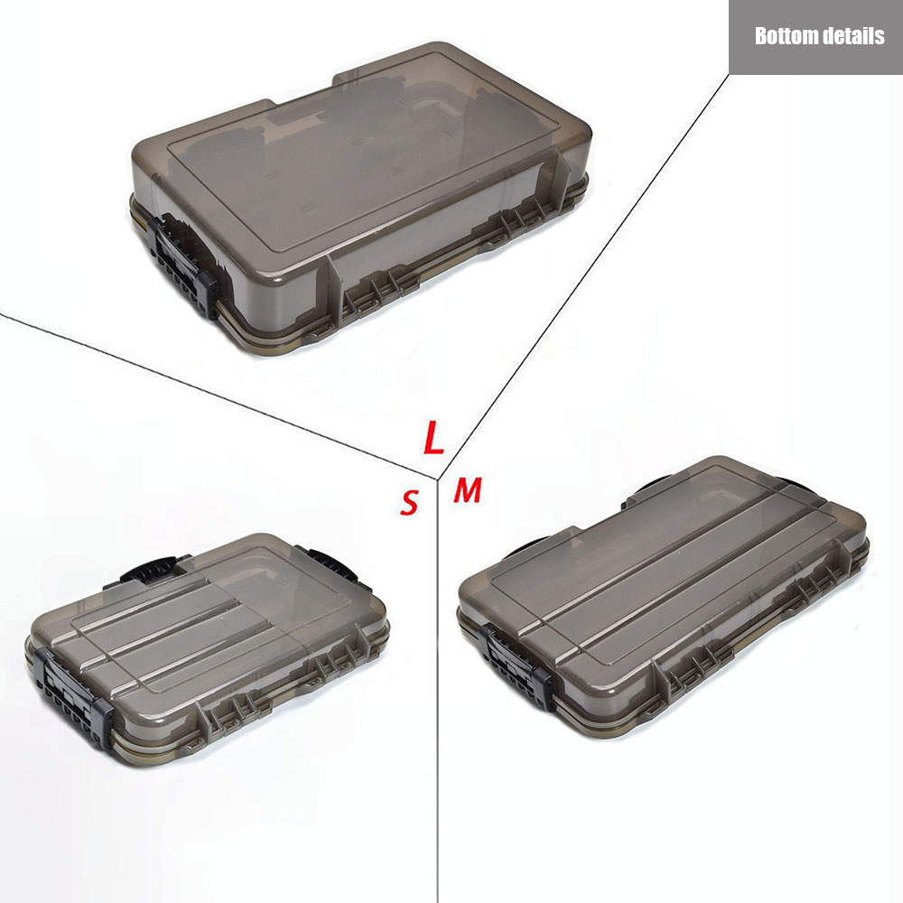Waterproof Fishing Tackle Box  - مراجعة Fishing Hook Size وسعره
