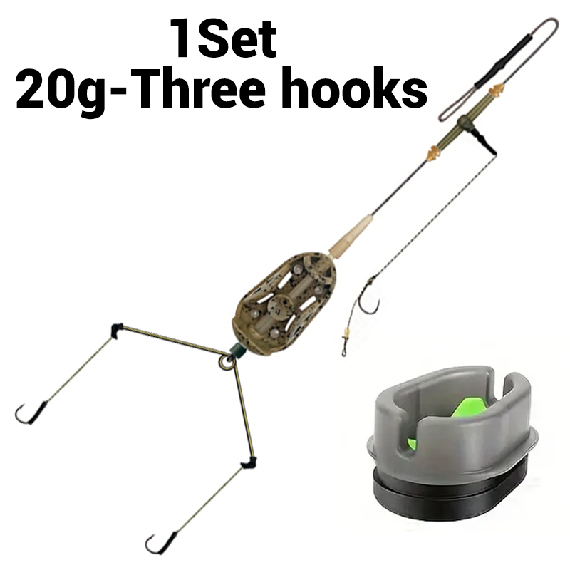 3 Hook Pre-tied Carp Hair Rigs - مراجعة Fishing Hook Assortment وسعره