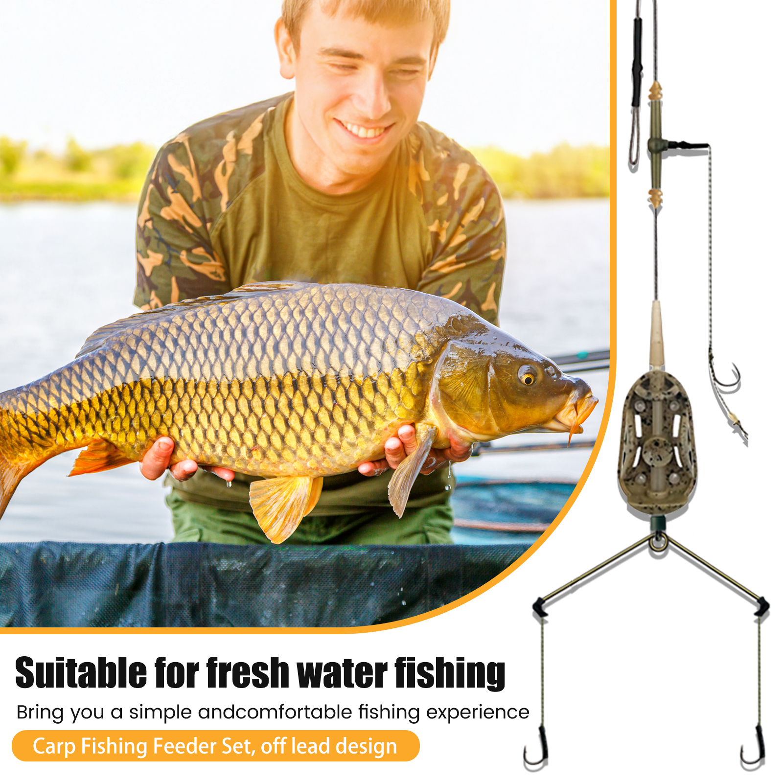 3 Hook Pre-tied Carp Hair Rigs - مراجعة Fishing Hook Assortment وسعره