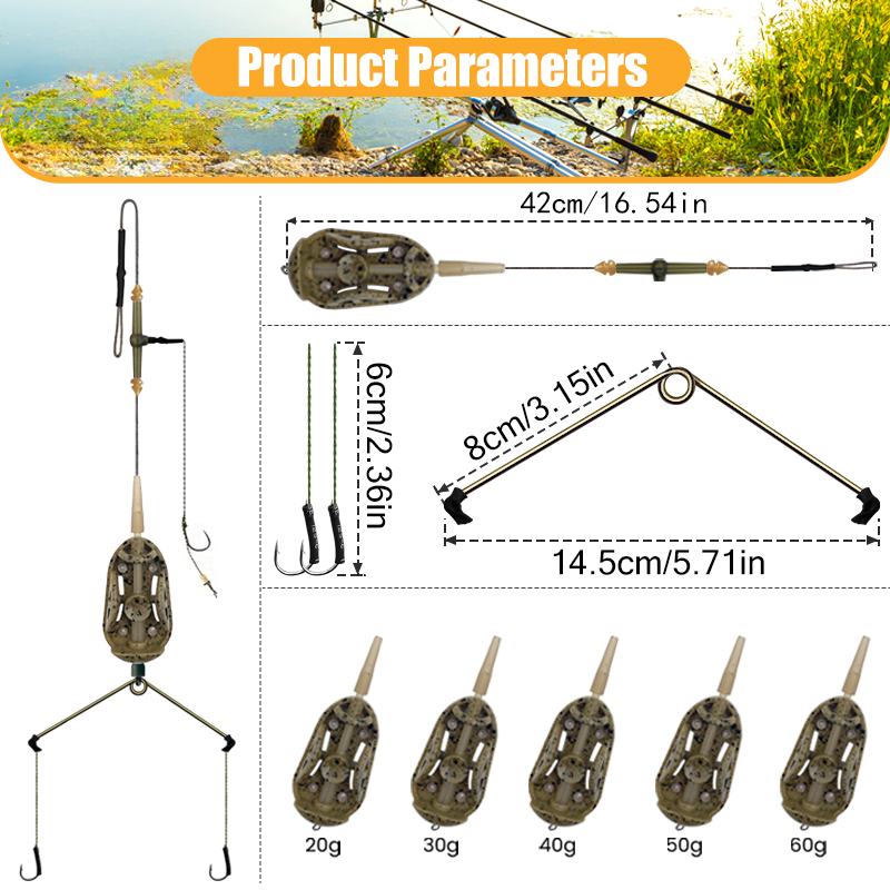 3 Hook Pre-tied Carp Hair Rigs - مراجعة Fishing Hook Assortment وسعره