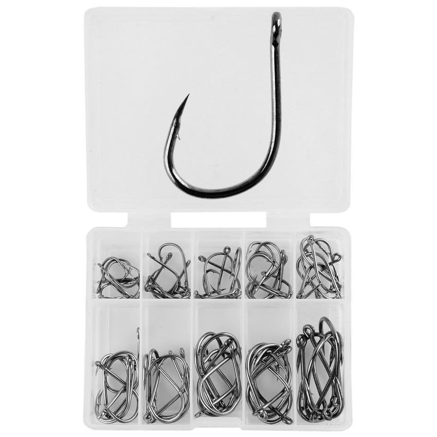 70Pcs/box Fishing Hooks Set Ki - مراجعة Fishing Hook Circle وسعره