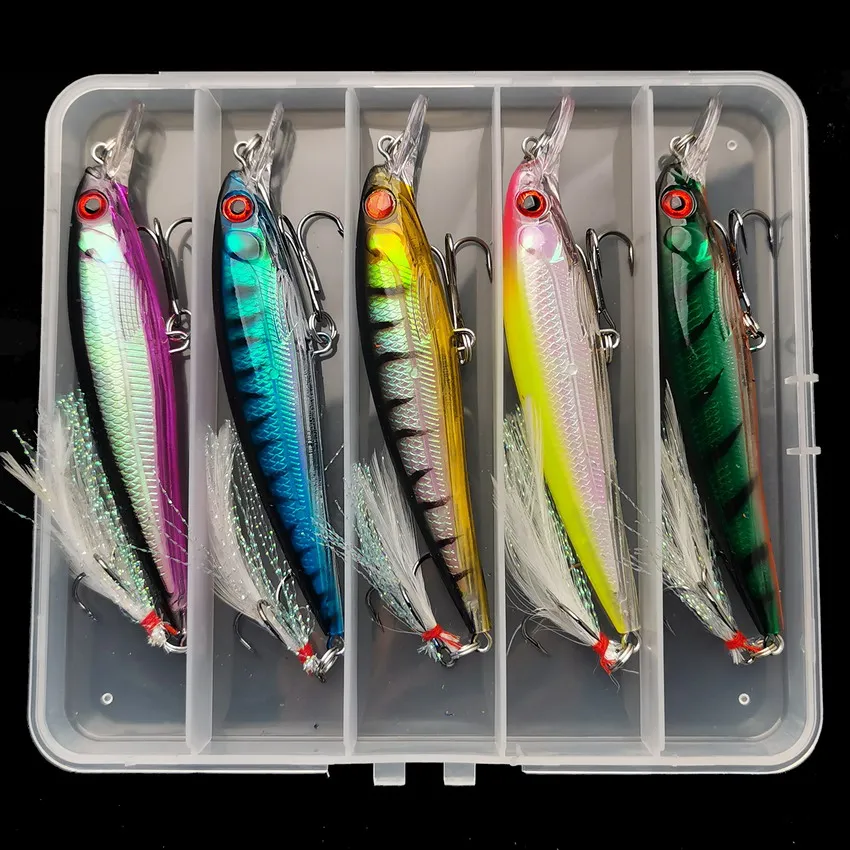 5pcs/box Laser 3D Eyes Bionic  - مراجعة Fishing Hook Box وسعره
