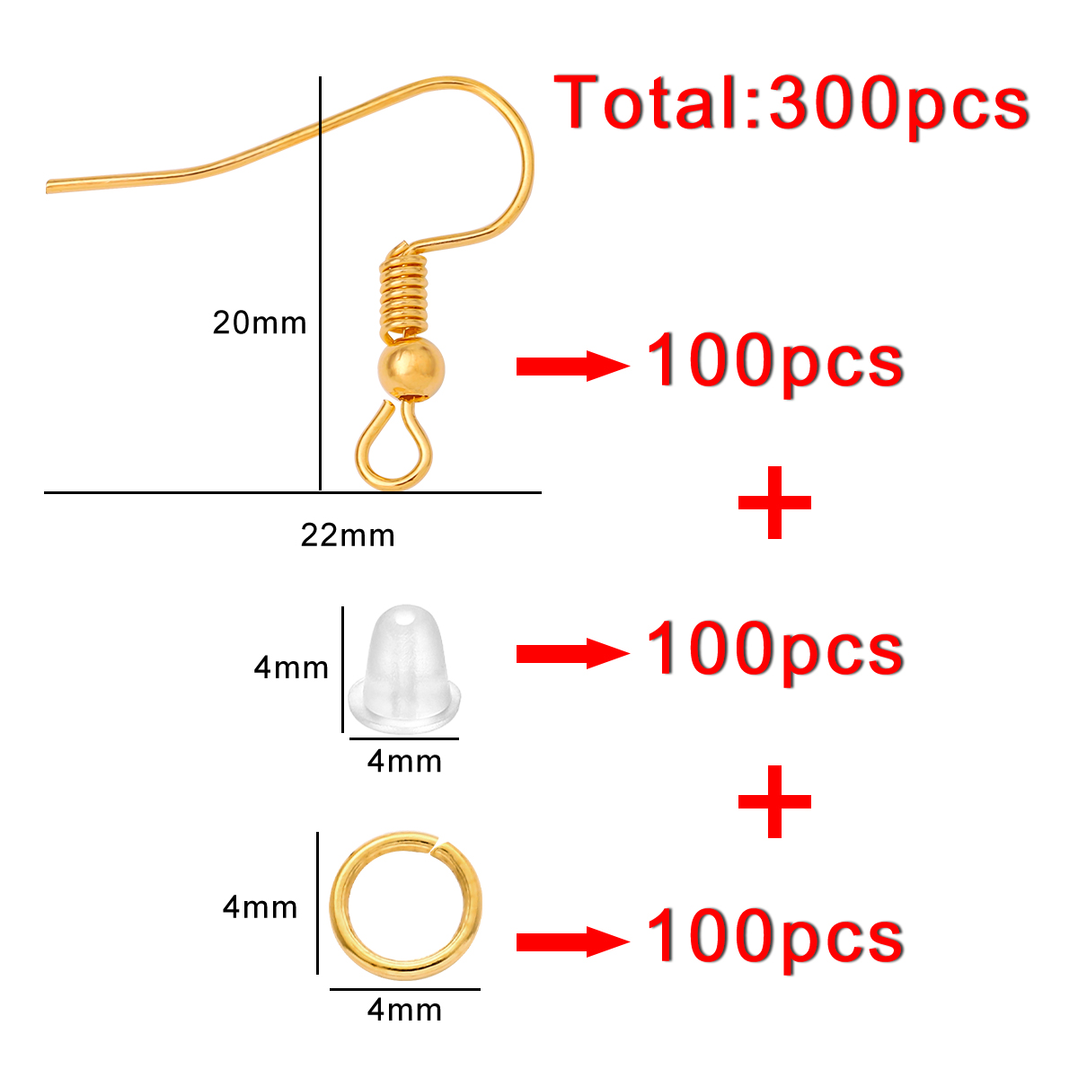 100-300pcs/Lot Hypoallergenic  - مراجعة Fishing Hook Assortment وسعره