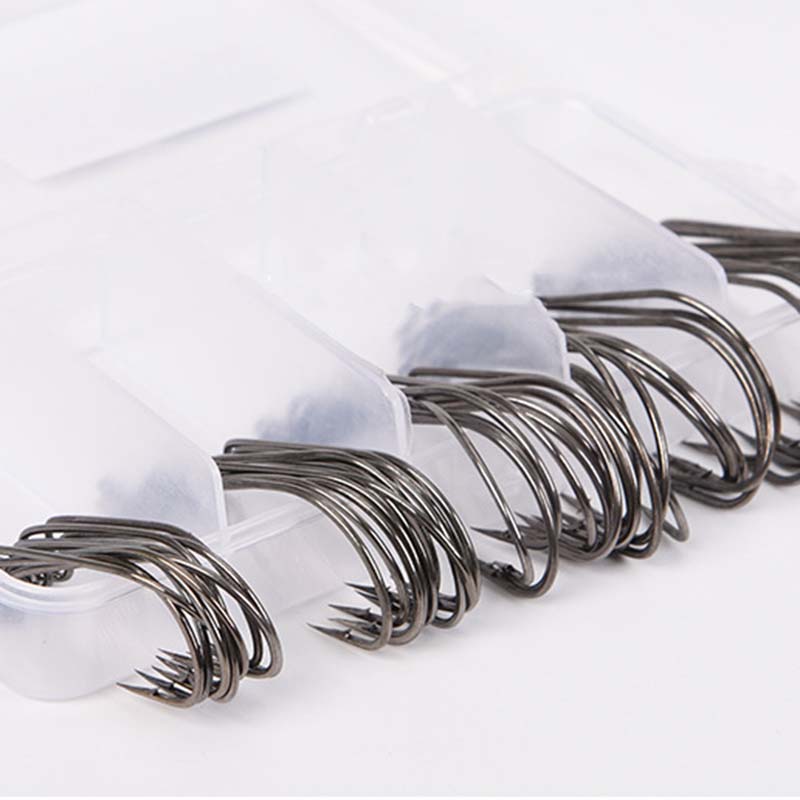 50Pcs/Box High Carbon Steel Fi - مراجعة Fishing Hook Box وسعره