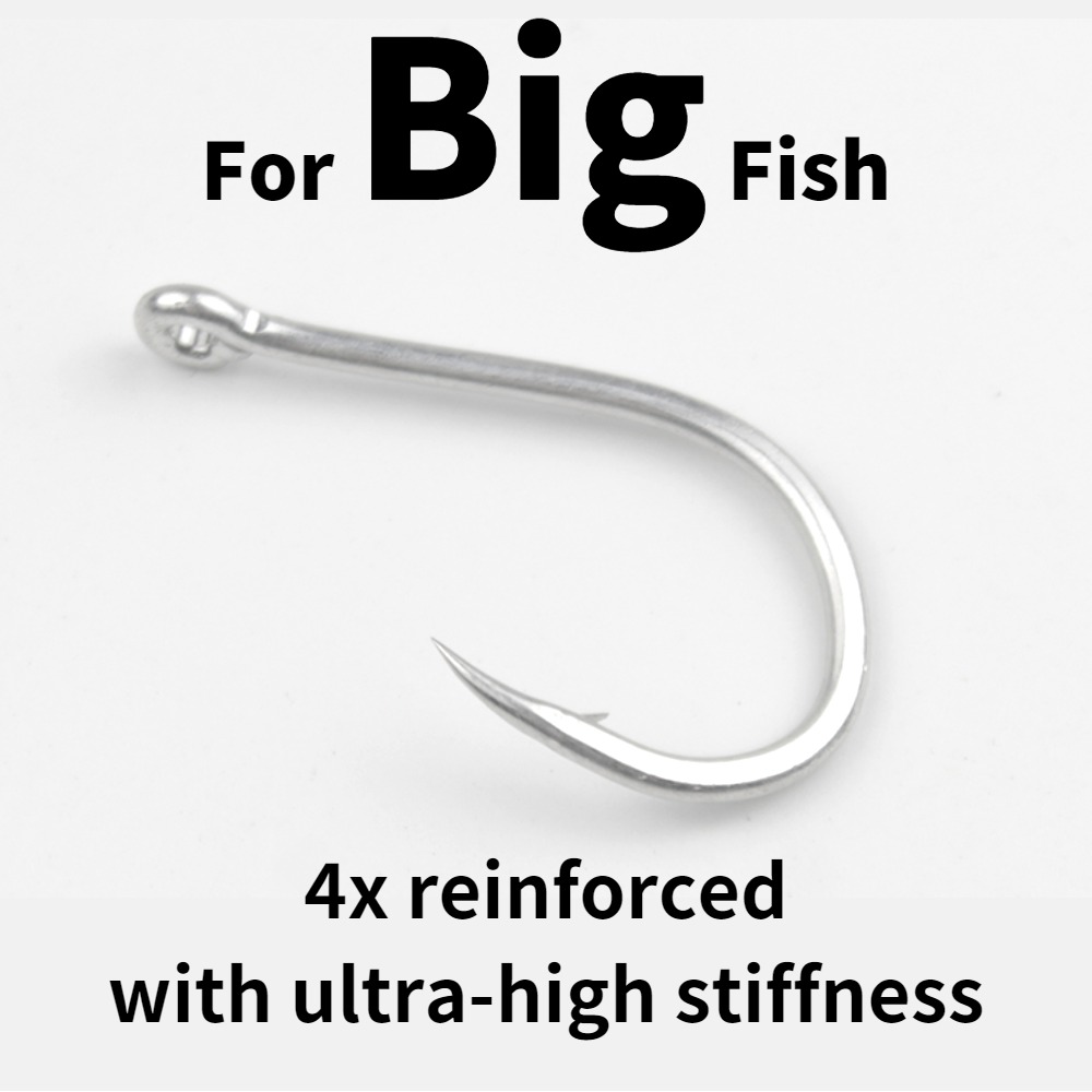 For Big Fish Barbed Fishing Ho - مراجعة Fishing Hook Circle وسعره