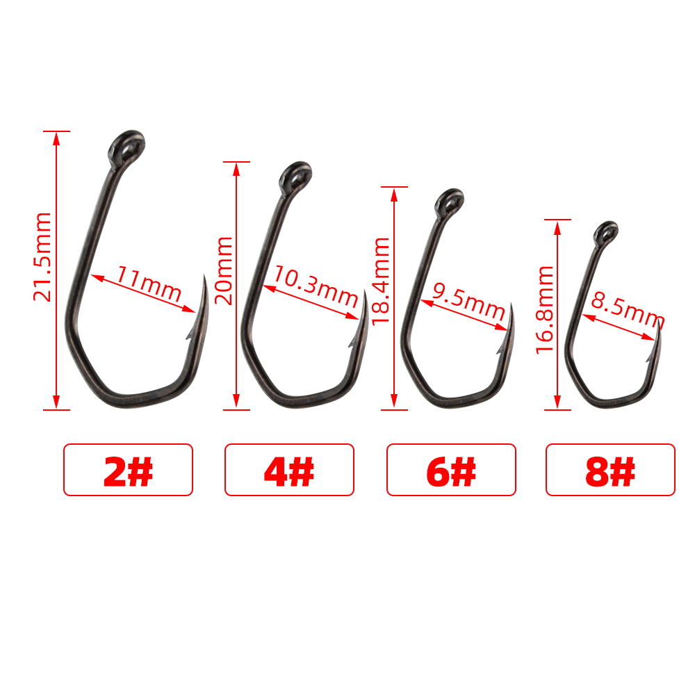 50pcs Carp Fishing Hooks Barbe - مراجعة Fishing Hook Assortment وسعره