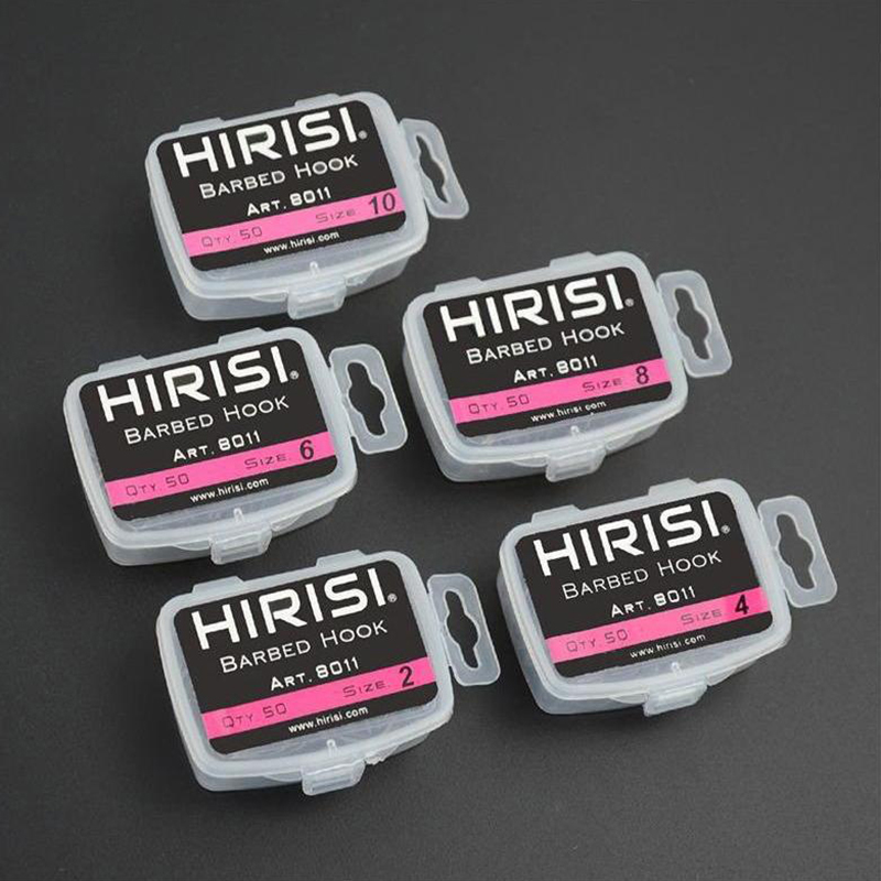 New Hirisi 50pcs Boxed Hooks B - مراجعة Fishing Hook Box وسعره