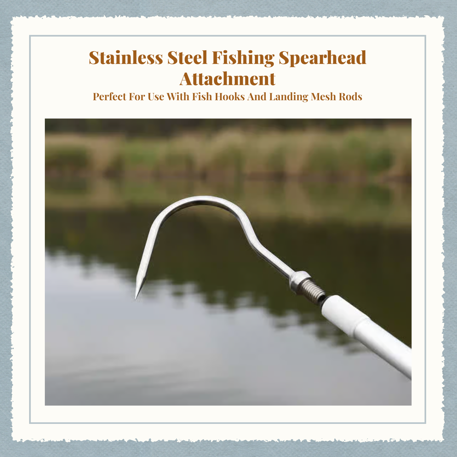 Fishing Sickle Head Stainless  - مراجعة Fishing Hook Size وسعره