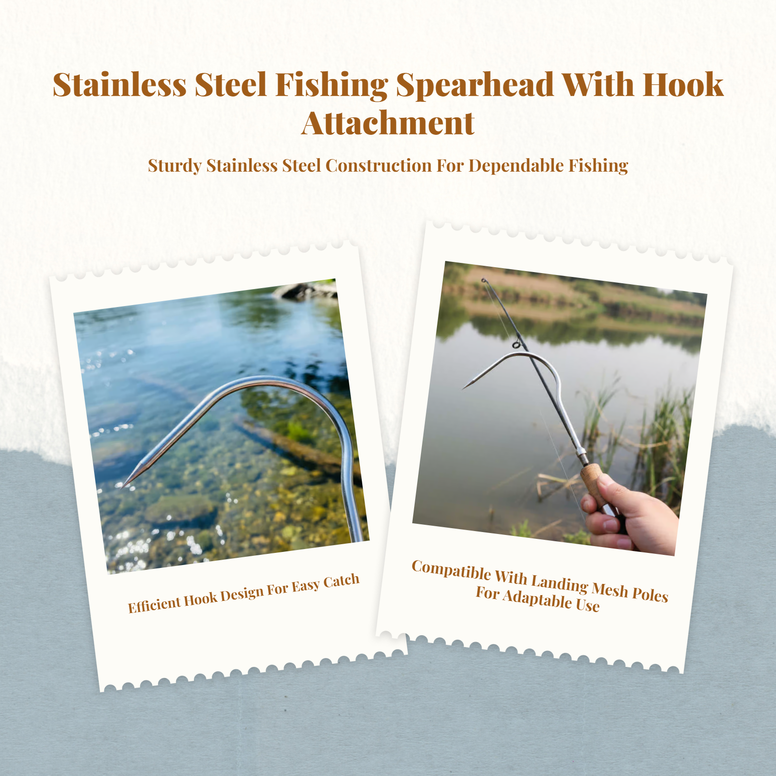 Fishing Sickle Head Stainless  - مراجعة Fishing Hook Size وسعره