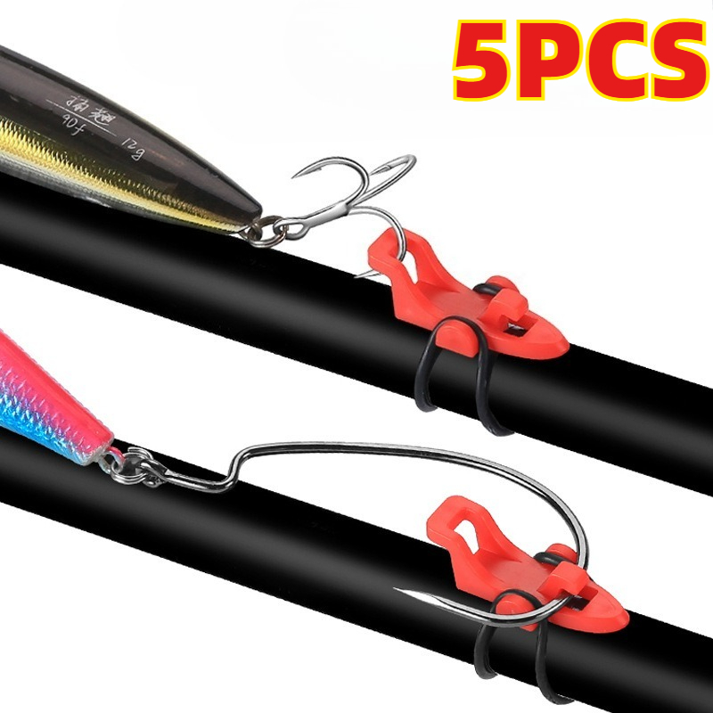 5pcs Fishing Rod Pole Hook Kee - مراجعة Fishing Hook Box وسعره