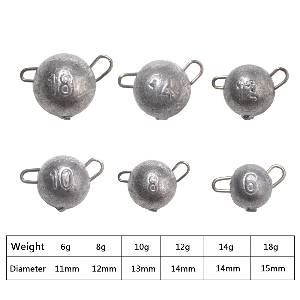 FTK 5pcs Supercontinent Sinker - مراجعة Fishing Hook Jig وسعره