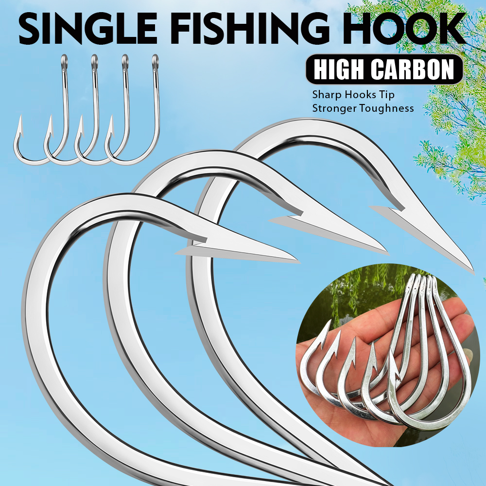 PROBEROS 5pcs Stainless Steel  - مراجعة Fishing Hook Circle وسعره