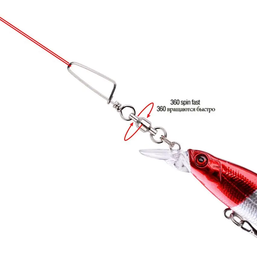 50pcs Fishing Ball Bearing Swi - مراجعة Fishing Hook Box وسعره