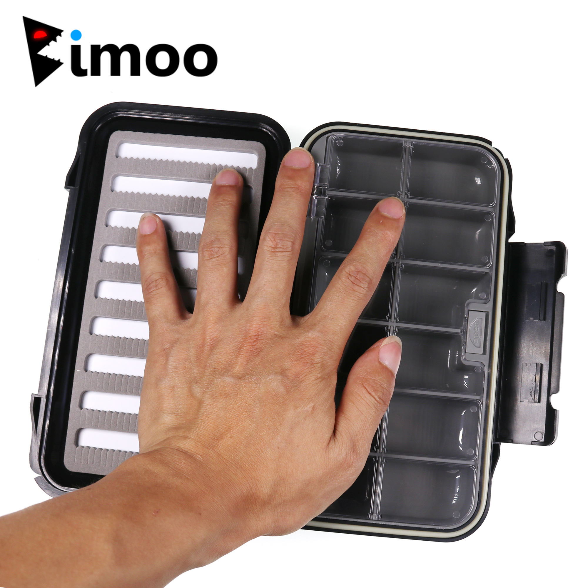 Bimoo M Size Waterproof Fishin - مراجعة Fishing Hook Size وسعره
