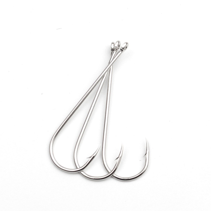 50pcs Long Shank Saltwater Cir - مراجعة Fishing Hook Circle وسعره