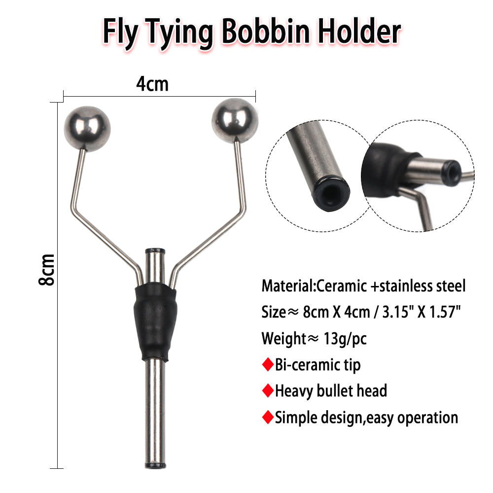 Vampfly Bi-Ceramic Tip Bobbin  - مراجعة Fishing Hook Jig وسعره