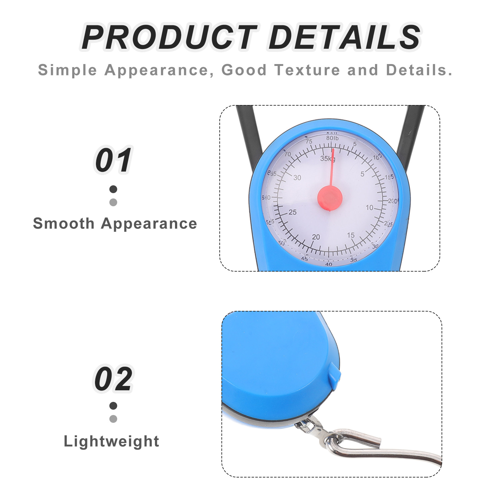 Portable Spring Scale 20Kg 44L - مراجعة Fishing Hook وسعره